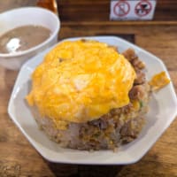 麺処まるわ＠作草部　Bluesky限定の夢のような鮮やかなチャーハン？！　その名も「わくわくチャーハン」！