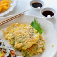 アガベで♪夏野菜のキンパ（韓国風海苔巻き）ととうもろこしのチヂミ