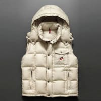 Moncler/モンクレール　ダウンベスト　メンズ/フード付き/Verdon/オフホワイト