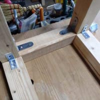 カウンターテーブル脚の製作、その3・・・・・。