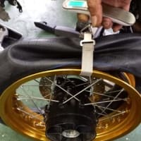 チューブレスにしてみました。。。