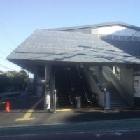東武9050型と稲田堤駅