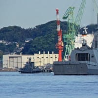 護衛艦のしろ・出港