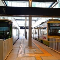 広電猿猴川橋駅周辺にて