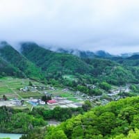 生坂村議会第２回臨時会＆全員協議会＆大日向上空からの風景