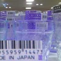 108円ショップのガラスコップは日本製だった。