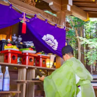 八大神社神事　七夕御供祭　早苗振祭　湯立神事