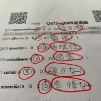 共通テスト英語キーワード英英楽習ペーパー100日間一周プラン(第８６日）Q６７３～Q６８８実戦編