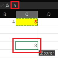 Excelの数式が入力されてる色付きセルの値だけをキー操作だけで貼り付けしたぁ～い！？