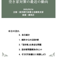 空き家セミナー講師を務めました