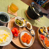 週末の夕ご飯