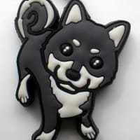 黒柴ストラップ