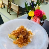 暑い夏にピッタリ！コース〆の一品「夏野菜の冷やし五島うどん」