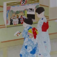 紫陽花の咲く鏑木清方記念美術館　清方と二人の弟子展　　