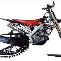 バイクふれあい記１１０　雪中走行１５