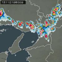 きょうも夕立ち