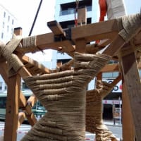 猛暑にめげず、祇園祭の飾りを見に行って来ました-------友人からの投稿です