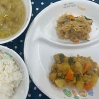 カレー肉じゃが　＆　たまご蒸しパン　