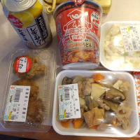 |M3158|壱岐郷ノ浦『スーパーヤマグチ』でホテル飯の買出し。地元の総菜を楽しんで、山田うどん食堂監修赤パンチ味うどんがうまかった！