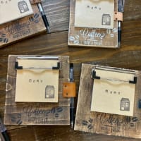 レンガにステンシル 他　　2025夏森  Zakkaの森作品紹介
