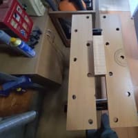 カウンターテーブル　脚の製作、その1・・・・。('◇')ゞ