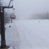 湯ノ丸高原スキー場へ最後のスキー