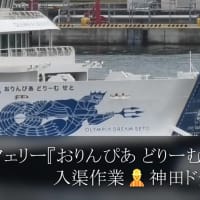 両備フェリー『おりんぴあどりーむせと』入渠👷