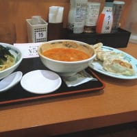 【株主優待】日高屋：ピリ辛とんこつつけ麺＋餃子（6個）セット(2025年7月)