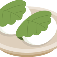 かしわ餅　食べ過ぎか　❓