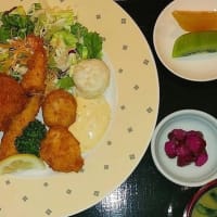 ミックスフライ定食・レストラン樹林本日のランチ