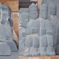 ガラス越しの十王像