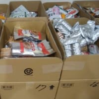 寄付食品の配布