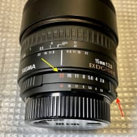 シグマ15mm対角魚眼レンズ（生産中止品）
