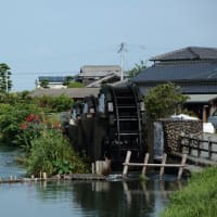 堀川用水と朝倉水車群：朝倉市