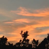 見つけてホッとする夕焼けは良いが、朝焼けなんかは見ない方が良い