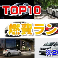 【TOP10】2024年5月現在国産車燃費のいい車ランキング