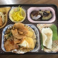 豚キムチ・揚げ豆腐
