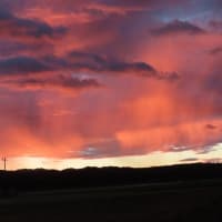 またまたきれいな夕景です