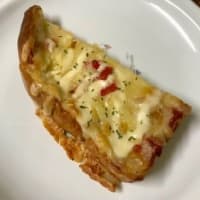 パンとメロンで美味しいランチ