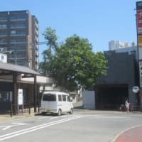 富田林駅前の旧金剛バス本社屋が解体中