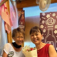 春ちゃんと私のニセコの優勝祝い