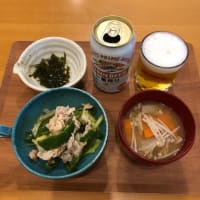 平日の　うちのごはんは　こんなもの🥢