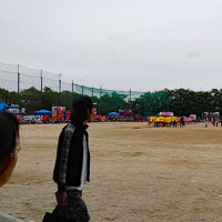 母校の体育祭を見に行った