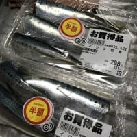 目の前で半額シール