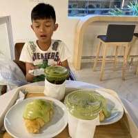 抹茶づくし　COFFEE corner シェムリアップ