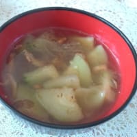 台湾のへちまスープと月餅　～２～