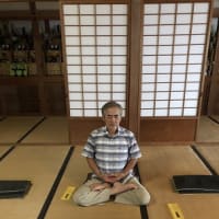 西山寺で座禅