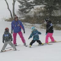 孫（銀杏・７歳）のスキースクール受講