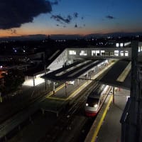加須駅の加須マインからの夜景