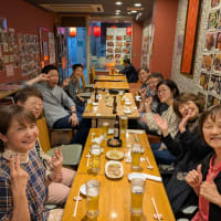 繁昌亭「福丸練成会」応援団扇＆打ち上げ